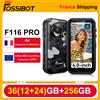 fossibot Smartphone robusto 5G Fossibot F116 Pro, 36 GB (12+24) + 256 GB, mini schermo da 4 pollici, batteria 3700mAh, ricarica 33W, processore Dimensity 7300, 12GB+256GB, Android 16, fotocamera d'azione