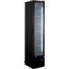 GastroHero GKS-160 Slim I - Frigorifero per bevande con porta in vetro e LED, frigorifero per bottiglie con serratura, da 0 a +10 °C