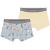 Petit Bateau Set di Boxer per Bambini in Cotone Stampato Fosforescente
