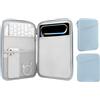 MoKo 9-11'' Custodia Protettiva Compatibile con 11" iPad Air M3, iPad A16 2025, iPad Pro 11 M4 2024/11" iPad Air M2 2024/iPad 10a 10,9 2024/iPad Air 5/4 10,9, Galaxy Tab S9/S8/A8/A7 2022, Blu Nebbioso