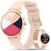 Baolubao Smartwatch Donna, 1.26" Orologio Smartwatch Donna con Effettua/Risposta Chiamate, Notifiche, 100+ Modalità Sportive, Sonno, IP68 Impermeabile, 2 Cinturini, Smart Watch per iOS Android