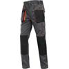 Work Idea - Pantaloni da lavoro da uomo, in tela resistente, con tasche per ginocchiere in tessuto Oxford, marrone, XXL