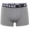 Chiemsee Confezione da 3 boxer da uomo retrò, colore grigio, taglia XL
