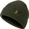 ACUSHLA Berretto invernale in 100% lana merino, unisex, lavorato a maglia, per il freddo, Verde militare, XL/XXL