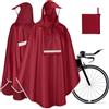 NEWIROVE Mantella Antipioggia Ciclismo Leggero Impermeabile Poncho Bicicletta Portatile Poncho Bicicletta Unisex Impermeabile Bici Riflettente Per Bici Elettriche Moto