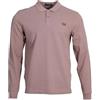 Fred Perry Polo da uomo a maniche lunghe M6006, rosa scuro, XXL