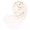 MAPIMANIA - Stola Elegante Donna Color Panna per Cerimonia e Matrimonio Made in Italy, Scialle coprispalle estivo Chiffon 200x80, Sciarpa Copri spalle per abito