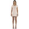 LEONE 1947 Abito Maxi t-Shirt in Cotone Elasticizzato Leone Chic Gold