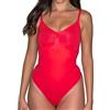 Mama Stuff SlimSkins - Body Contenitivo Modellante Donna Senza Cuciture | Shapewear Invisibile Snellente con Perizoma, Controllo Addominale (Rosso, XL/XXL)