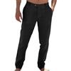LVCBL Pantaloni Lino Uomo Estate Casual Loose Fit Gamba Dritta Taglia Elastico per Viaggi e Tempo Libero