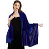 Huralona Scialle in velluto da donna e avvolgente, per abiti da sera, da sposa, poncho, mantello, accessori per abiti da ballo
