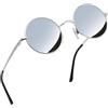 Joopin Occhiali da Sole Uomo Donna Rotondi Vintage Polarizzati UV400