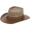 KABAKE Cappello Panama di Paglia a Tesa Larga Stile Fedora da Spiaggia, Protezione Solare UPF50+, Cappelli da Pesca Unisex KABAKE, Marrone, 6-8
