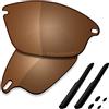 Saucer Lenti di ricambio premium e kit di gomma per occhiali da sole Oakley Fast Jacket OO9097