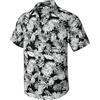 Enlision Camicia Hawaiana Uomo Manica Corta Estiva Nero Bianco Floreale Casual Camicie Stampa Hawaiane Spiaggia Vacanza con Tasca M