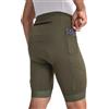 BERGRISAR Pantaloncini da ciclismo imbottiti 4D da uomo, con tasca con cerniera