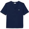 Lacoste-Women S TEE-SHIRT-TF7300-00, Blu Navy, 42