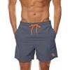 ZOXOZ Costume Uomo Mare Pantaloncini Costumi da Bagno Uomo Corto Surf Short Pantaloncino Uomo Piscina Impermeabile Pantaloncini Asciugatura Rapida Grigio S