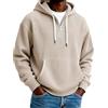 VEMOW Felpe con Cappuccio per Uomo Pullover, Cerniera Quarter Zip Casual, Maniche Lunghe a Maglia Velluto, con Tasche, Trend Comfort