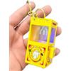 Generic Luce Up Claw Machine Keychain, Ciondolo borsa simulazione, Ciondolo borsa macchina artiglio portatile, portachiavi per ragazzi, portachiavi per ragazze, Portachiavi portachiavi per