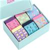 Nurse is Love. Calze Compressione Graduata Donna Per Infermiera Fantasia - Calze Antitrombo Donna OSS, Medici | 15-20 mmHg Cotone | Regalo Laurea - PT