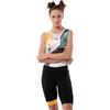 SIROKO - Salopette da Ciclismo da Donna BX Jungle - XS - Nero/Bianco/Verde
