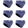 POMPEA 6 Slip Uomo Microfibra Costa Taglia S/M Navy