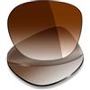 Mryok Lenti di ricambio compatibili con occhiali da sole Ray-Ban RB4259 da 51 mm, polarizzate HD, protezione UV, resistenti agli urti, Tinta sfumata marrone, Taglia unica
