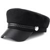 Ockyunoo Cappello da Autista per Uomo e Donna, Cappello con Visiera Donna, Cappello da Autista Nero Retrò Piatto Top Cappello, Cappello Donna con Visiera, Coppola Donna, Adatto a Tutte le Stagioni (Grigio)