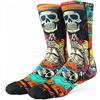 Venture Calzini casual ultra morbidi, con anello in spugna a coste, supporto per arco plantare, tallone e punta rinforzati, perfetti per crossfit, palestra, skateboard, M-L