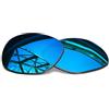 SmartVLT Lenti di ricambio blu ghiaccio per occhiali da sole Ray-Ban Stories Wayfarer RW4002 50 mm