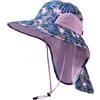 Bassdash Cappello da Sole Unisex UPF 50+ Cappello da Pesca Idrorepellente Tesa Larga con Ampia Protezione del Collo Coda di Cavallo Uomo Donna