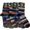 Lucchetti Socks Milano 6 Paia di Calze Uomo Corte Caldo Cotone Colorate Tendenza Pois Fantasia Fashion Made in Italy (Taglia Unica, SET LINEA 3D)