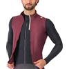 CASTELLI Gilet da uomo espresso, antivento Shell Vest per ciclismo su strada e gravel bike, Bordeaux profondo, Small