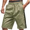 DAIHAN Shorts Uomo con Cerniera Laterale, Pantaloni Corti Spiaggia Casual Shorts Vita Elasticizzata con Tasche Pantaloncini Casual per Sport e Uso Quotidiano,Verde,XL