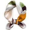 LumiSyne Sciarpe Di Seta Donna Foulard Quadrata Modello Di Gatto Raso Seta Morbida Calda Sciarpa Al Collo Stile Per Il Tempo Libero Decorazione Moda Fazzoletto Fascia Per Capelli Primavera Autunno