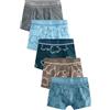 NEXT Confezione da 5 Boxer Aderenti Fantasia Linear Dino Print 18 Mesi