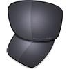 Saucer Lenti di ricambio premium per occhiali da sole Oakley Jupiter Carbon OO9220 ad alta difesa - Scudo nero polarizzato