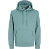 JACK & JONES Jjecorp Logo Sweat Hood Noos Felpe con Cappuccio, Blu Minerale, M Uomo