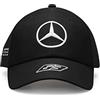 Mercedes AMG Petronas Formula One Team - Cappellino da Pilota George Russel 2023 - Nero - Taglia Unica