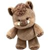 Hi-Y2Kgirls Mucca di peluche da 45 cm che corre, Running Cow Plush, peluche interattivo con zampe mobili, giocattolo di peluche a forma di cinghiale, regalo per bambini e bambine (Marrone Cinghiale)