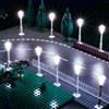 TEDDOO Set di 15 mattoncini da costruzione, illuminazione città, alimentatore SUB, accessori fai da te,(Compatibile con le marche tradizionali di blocchi di costruzione)