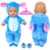 Hpbaggy Vestiti per Bambole,con 1 paio di Calzini e 1 Gruccia,Abbigliamento per bambole New Born Baby Bambole,Vestiti bambole reborn,per Bambole 35-45 cm,Regali per Ragazze e Ragazzi