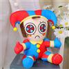 OUKEYI Bambola di peluche da circo, 22 cm, simpatico coniglio in stile cartone animato, peluche da collezione per ragazzi e ragazze