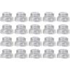 Haogui 10/20 Pezzi Guarnizione di Tenuta for Tubo Flessibile in Metallo, guarnizioni for rubinetti a Prova perdite, Tappi for Tubi dell'Acqua in Silicone e Gomma(20PCS)