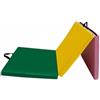 Harilla Pu Gymnastics Pad Tappetino Ginnastica Pieghevole Materasso Fitness Materassino Allenamento con Spessore 5cm Assorbimento Urti Rivestimento, Multicolore, Pu 180605CM