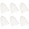 Hemobllo 6 Pezzi Tasca per Biliardo in Cotone Bianco per Tavolo da Pool, Rete Professionale Riutilizzabile Che Cattura Le Palle, Set per Sostituzione Pratica