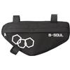JAMIEKA Borsa per telaio per biciclette Borsa triangolare Borsa portaoggetti per bici Tubo superiore anteriore Sella da ciclismo per mountain bike Road Bike Triangolo Pouch Saddle Ciclismo Storage