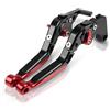 Generic Manopole per Moto per Suzuki per GS500E 1994-1998 per GS500F 2004-2009 Leve Freno Moto Leva Frizione Manubrio Manopole Manubrio Moto robuste