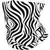 YYHHAOFA Zebra Print Active Head Wrap - Ghetta per il collo senza cuciture ad asciugatura rapida per avventure all'aperto e abbigliamento quotidiano elegante